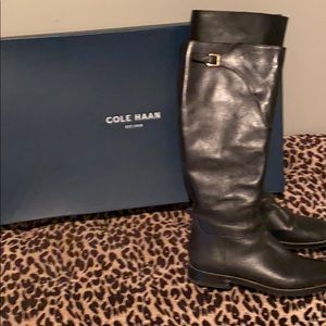 Black Leather riding boots